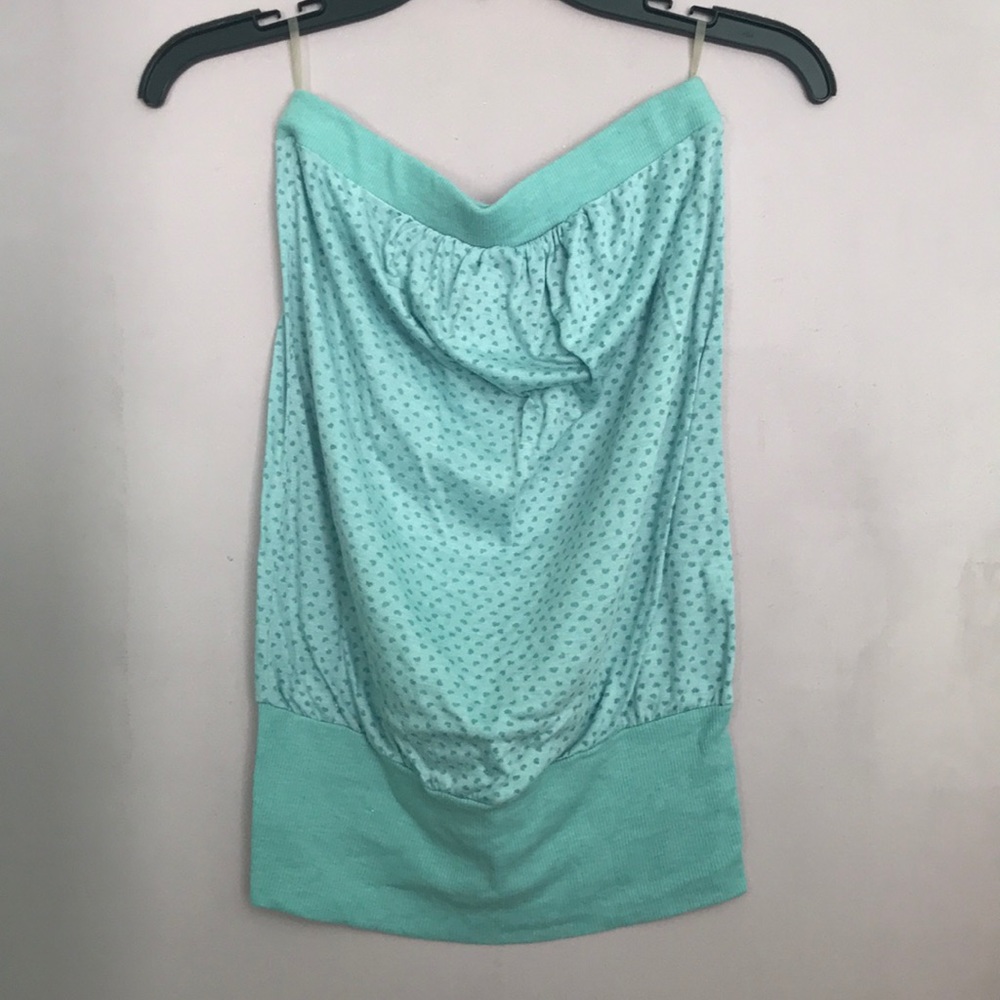 Heart Print Tube Top